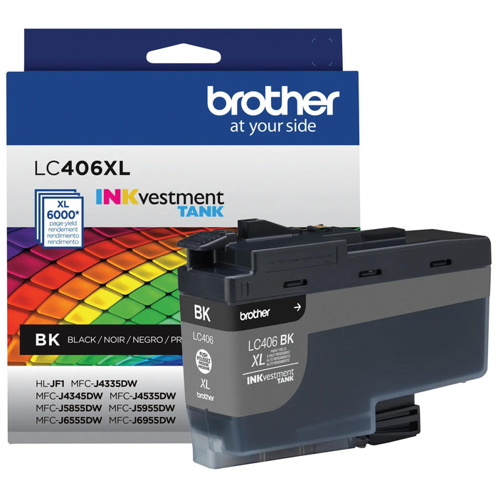 Brother LC406XLBKS Black High Yield Original INKvestment Tank ink cartridge