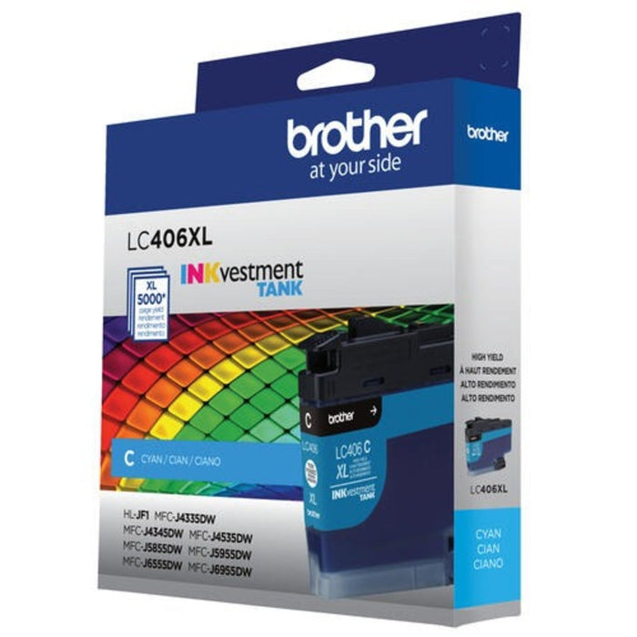 Brother LC406XLCS Cyan High Yield Ink Cartridge
