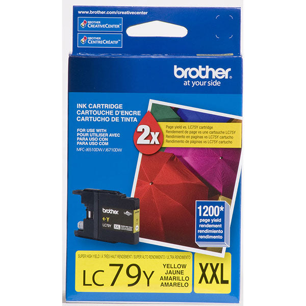 Brother LC79Y Yellow Super High Yield Ink Cartridge