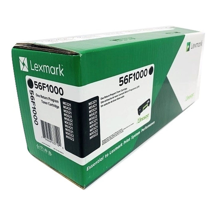 Lexmark 56F1000 black original toner cartridge