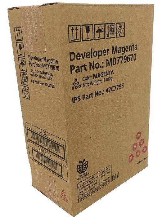 Ricoh M077-9670 Magenta Developer