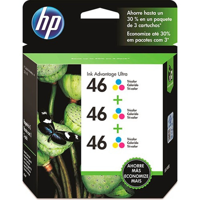 HP M0H60AL Tri-Color Ink Cartridge
