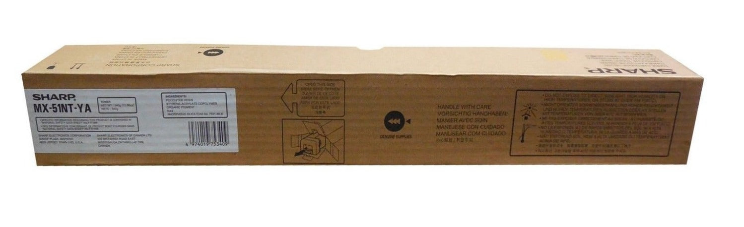 Sharp MX-51NTYA Yellow Toner Cartridge
