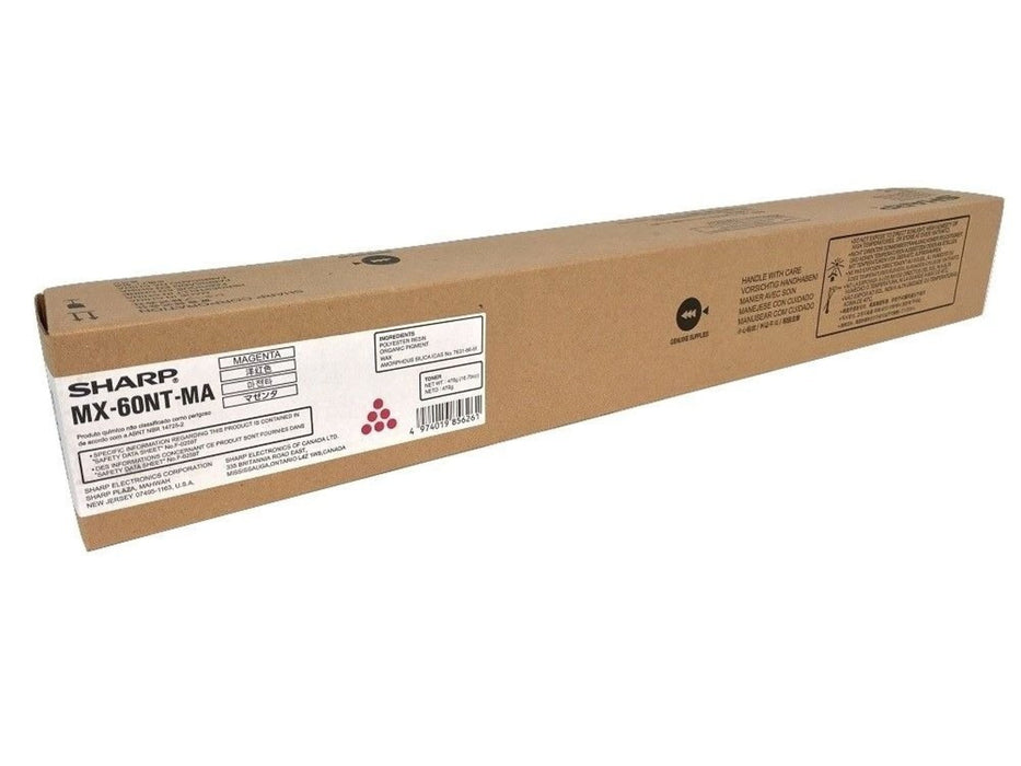 Sharp MX-60NTMA Magenta Toner Cartridge