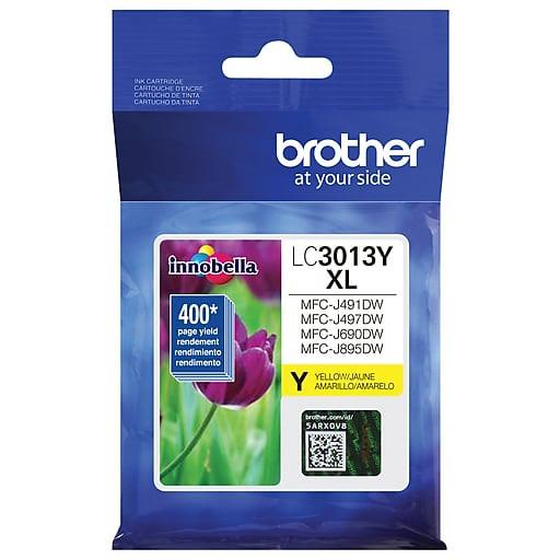 Brother LC3013Y Yellow High-Yield Original Ink Cartridge