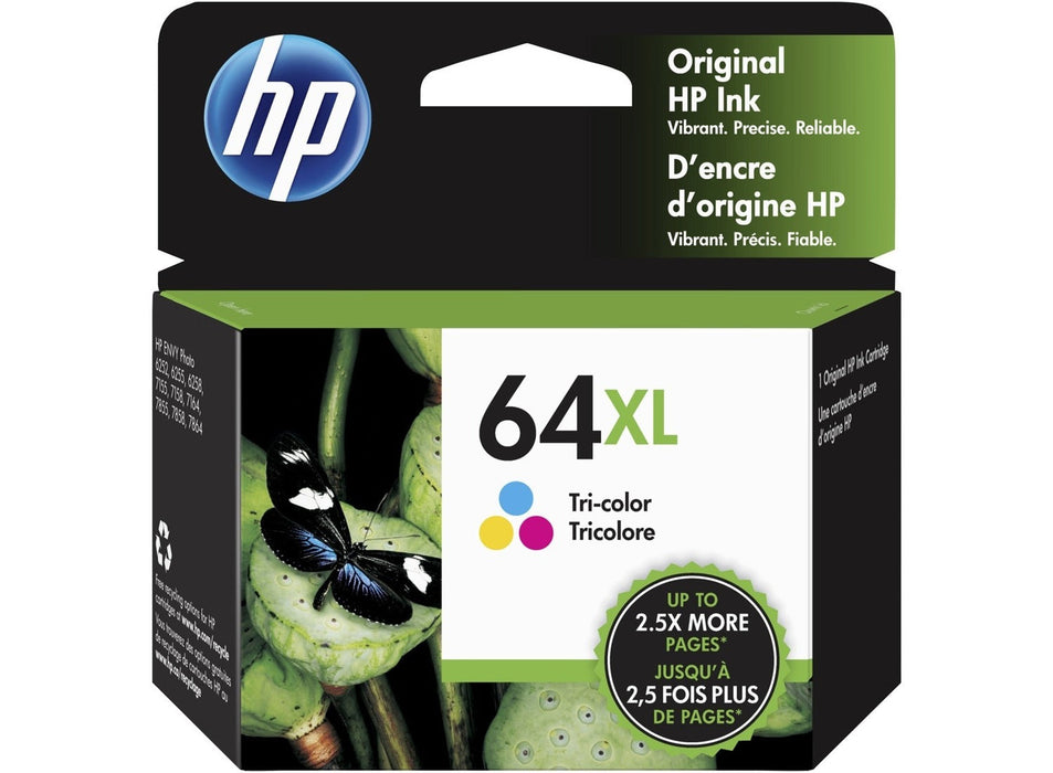 HP N9J91AN Tri-Color High Yield Ink Cartridge