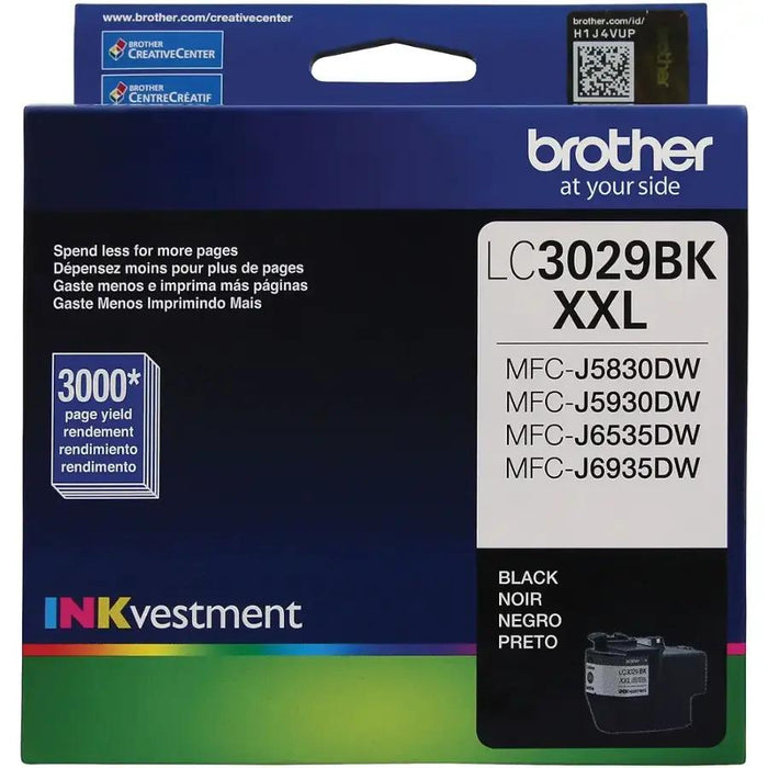 Brother LC3029BK Black Super High-Yield INKvestment Original Ink Cartridge