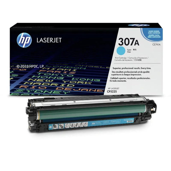 HP 307A CE742A Yellow Standard Yield Original LaserJet Toner Cartridge – 7,300 Pages