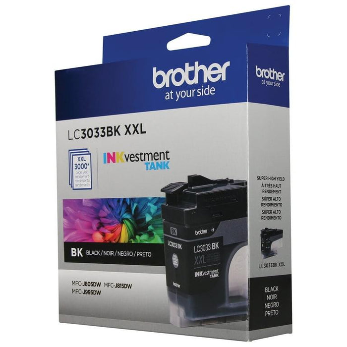 Brother LC3033BK Black Super High-Yield INKvestment Tank Original Ink Cartridge