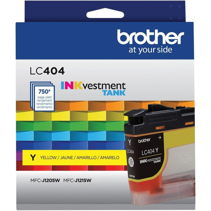 Brother LC404YS Yellow Standard-Yield INKvestment Tank Ink Cartridge