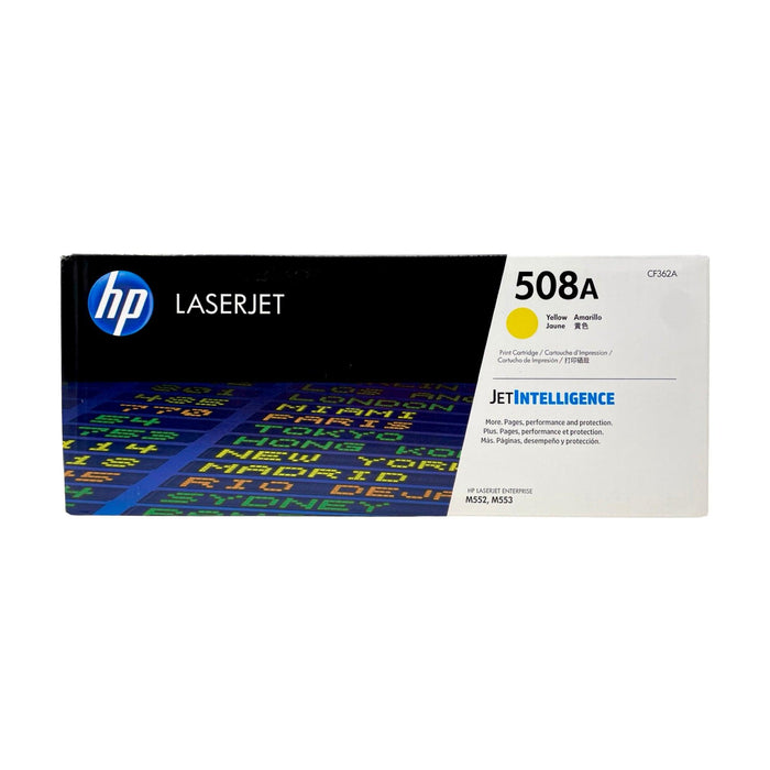 HP 508A CF362A Yellow Standard Yield Original LaserJet Toner Cartridge
