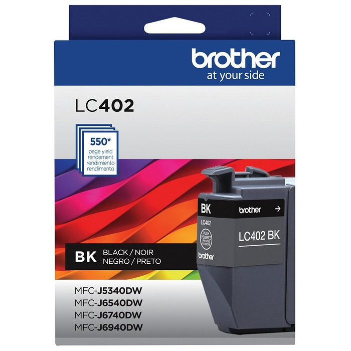 Brother LC402BKS Black Standard-Yield INKvestment Tank Ink Cartridge
