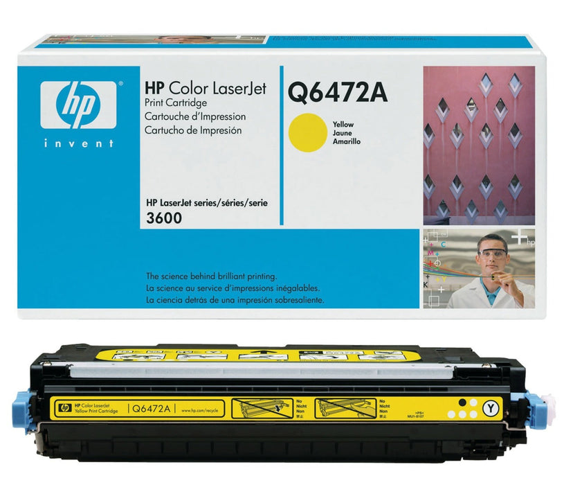 HP Q6472A Yellow Toner Cartridge