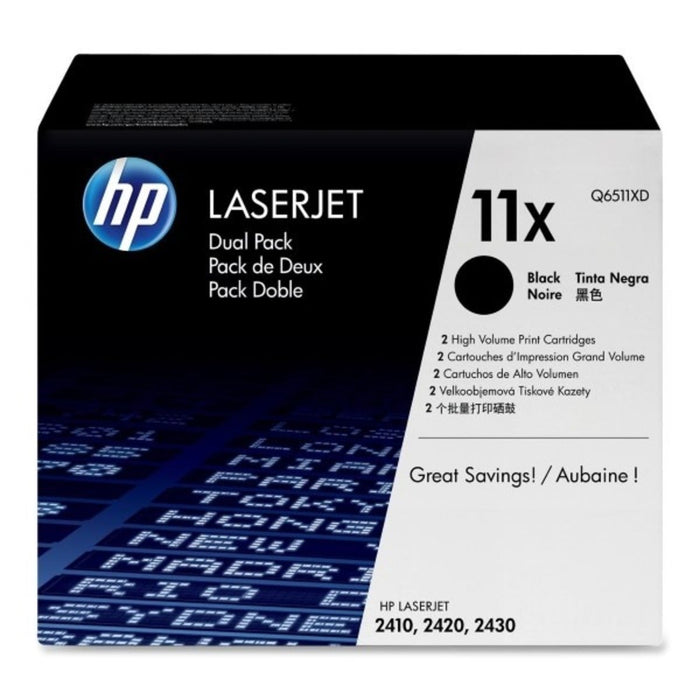 HP Q6511XD Black High Yield Toner Cartridge