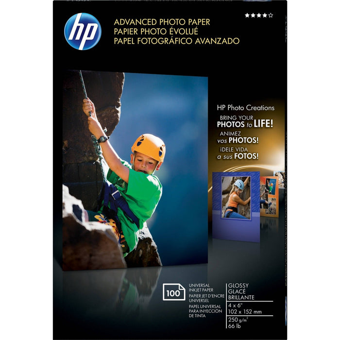HP Q6638A  Borderless Glossy Photo Paper 4 x 6