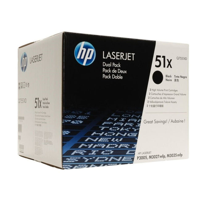 HP Q7551XD Black High Yield Toner Cartridge