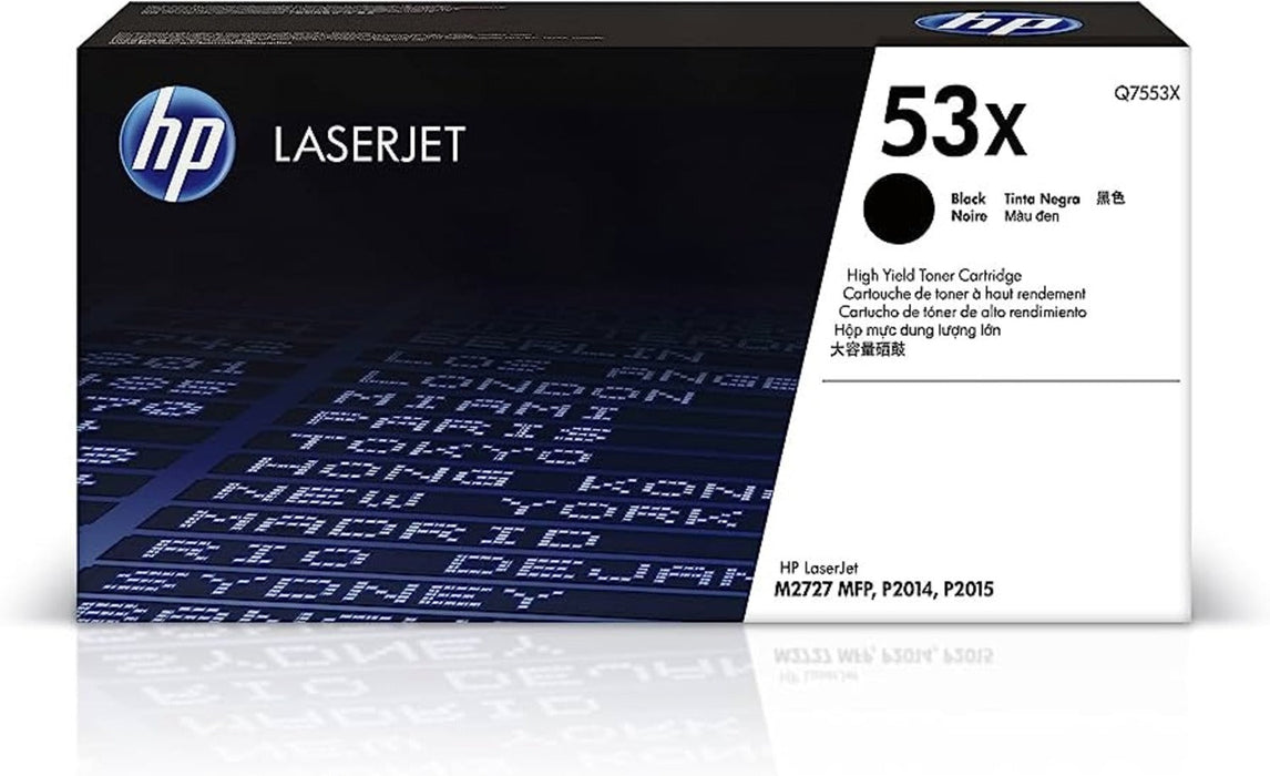 HP Q7553X Black High Yield Toner Cartridge