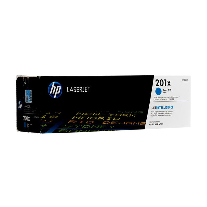 HP 201X CF401X Cyan High Yield Original LaserJet Toner Cartridge