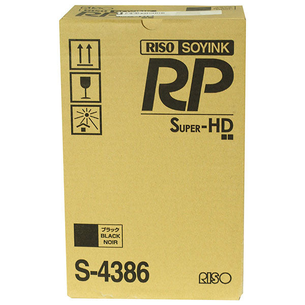 Riso S-4386 Black Super High Density Ink Cartridge