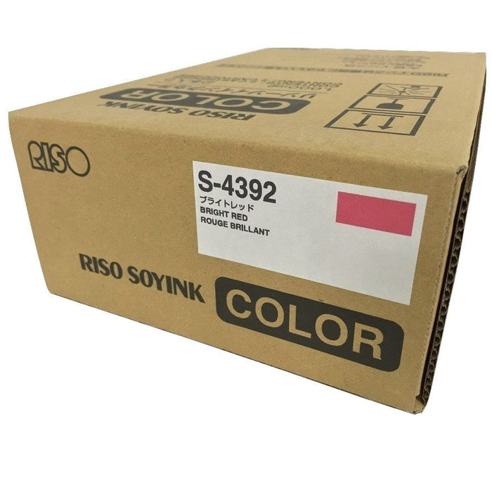 Riso S-4392 Red Duplicator Ink