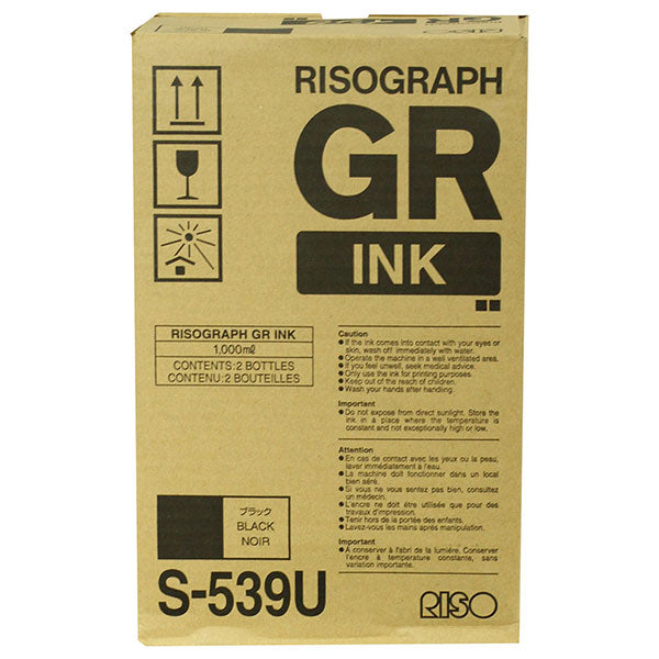 Riso S-539U Black Ink Cartridge