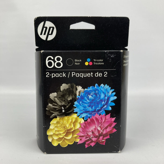 HP 68 6L6S2TN Cyan Magenta Yellow Black Ink Cartridge Combo Pack