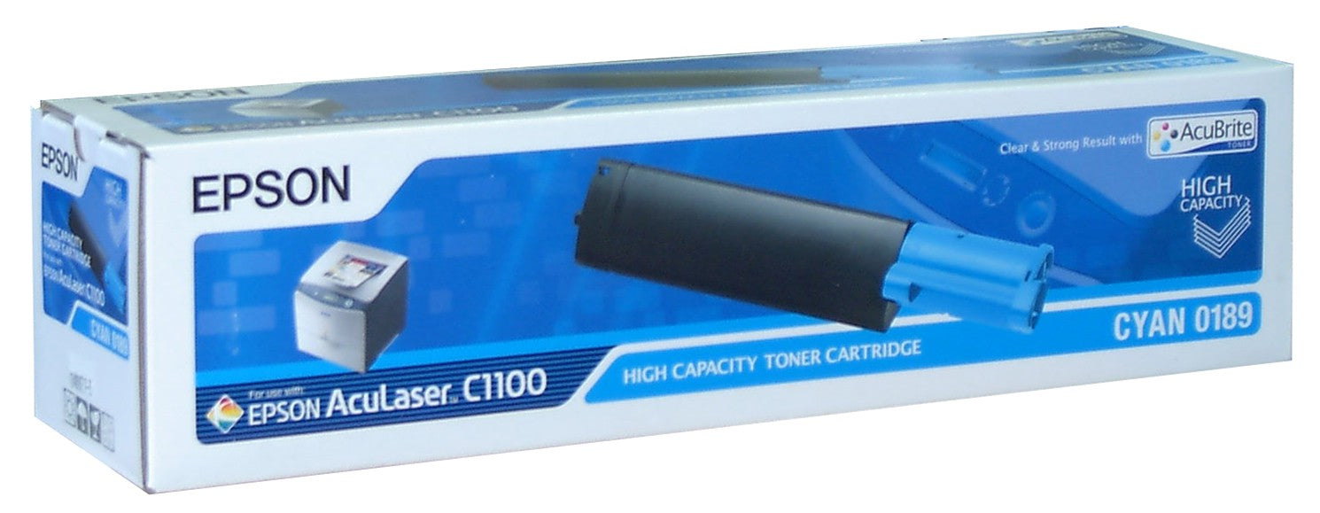 Epson S050189 Cyan High Yield Toner Cartridge