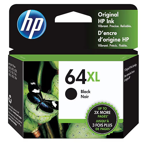 HP 64XL N9J92AN Black High Yield Ink Cartridge