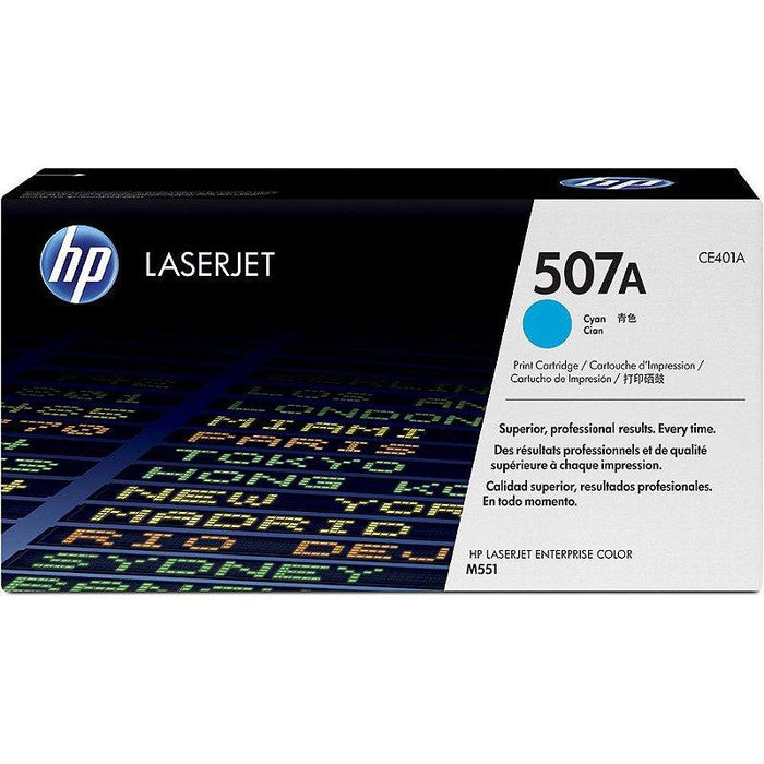 HP 507A CE401A Cyan Standard Yield Original LaserJet Toner Cartridge – 6,000 Pages
