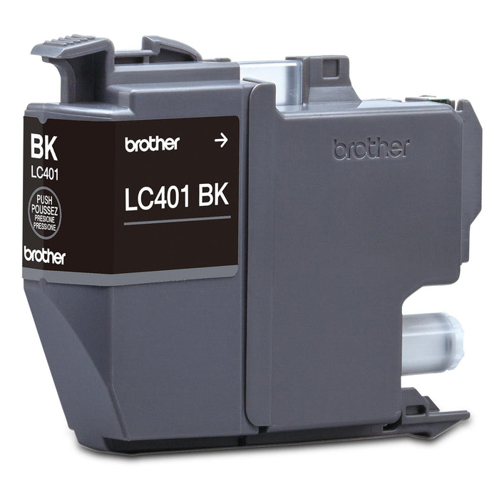 Brother LC401 LC401BKS Black Standard Yield Original Ink Cartridge – 200 Pages