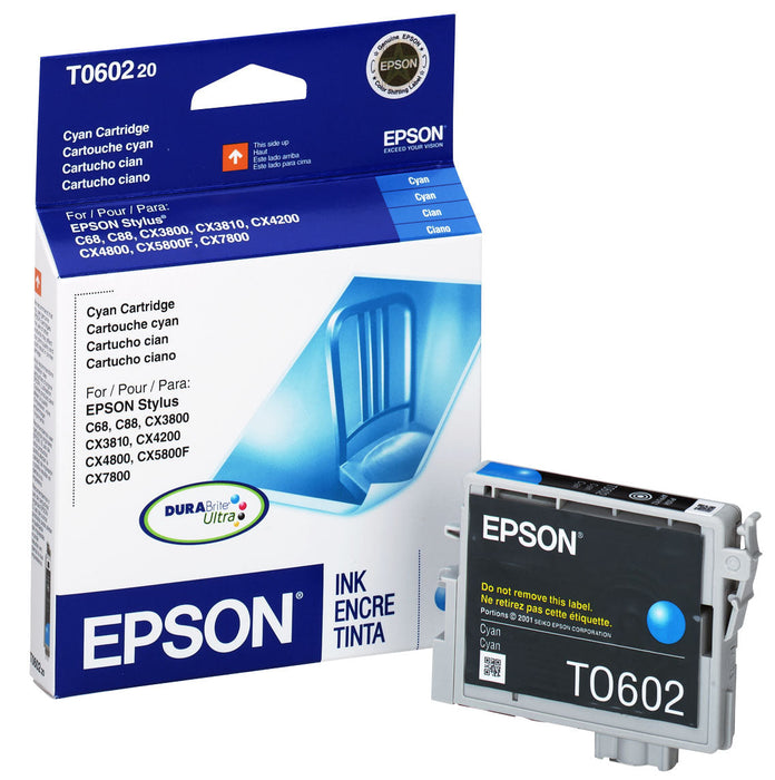 Epson T060220 Cyan Ink Cartridge