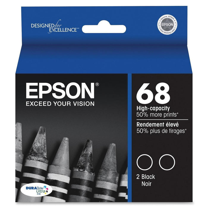 Epson T068120-D2 Black Ink Cartridge Combo Pack