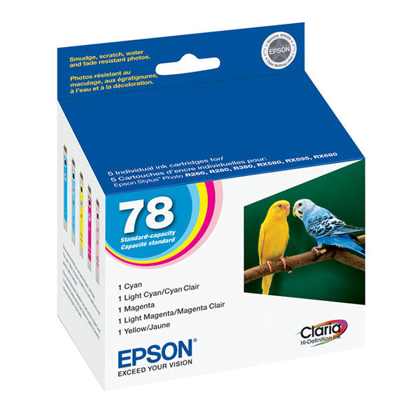 Epson T078920 Cyan / Magenta / Yellow / Light Cyan / Light Magenta Ink Cartridge