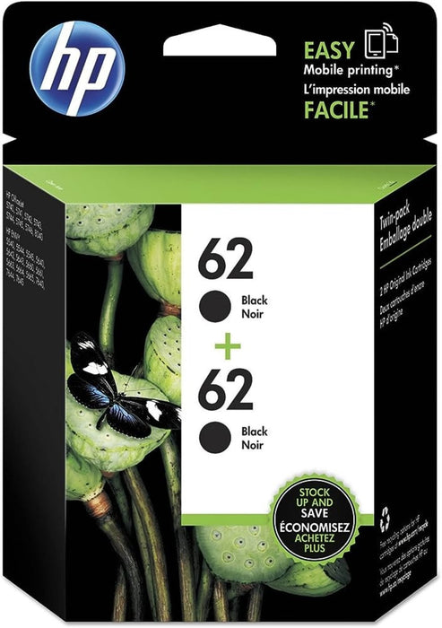 HP T0A52AN Black Ink Cartridge 2 Pack