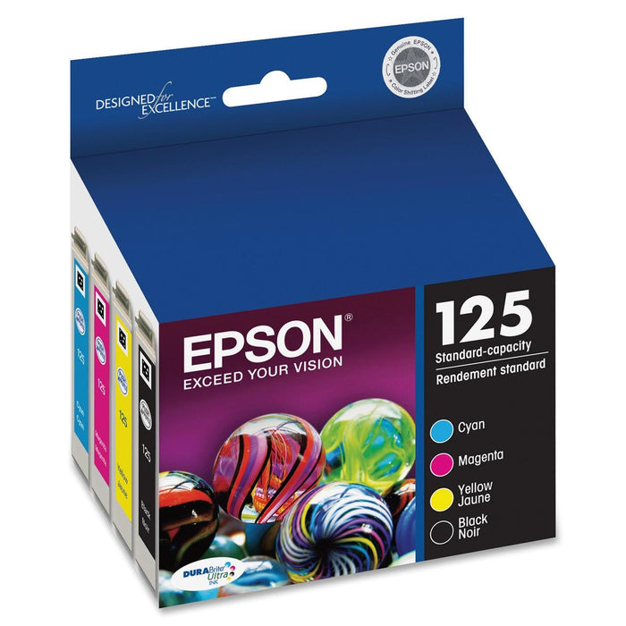 Epson T125120BCS Cyan / Magenta / Yellow / Black Ink Cartridge