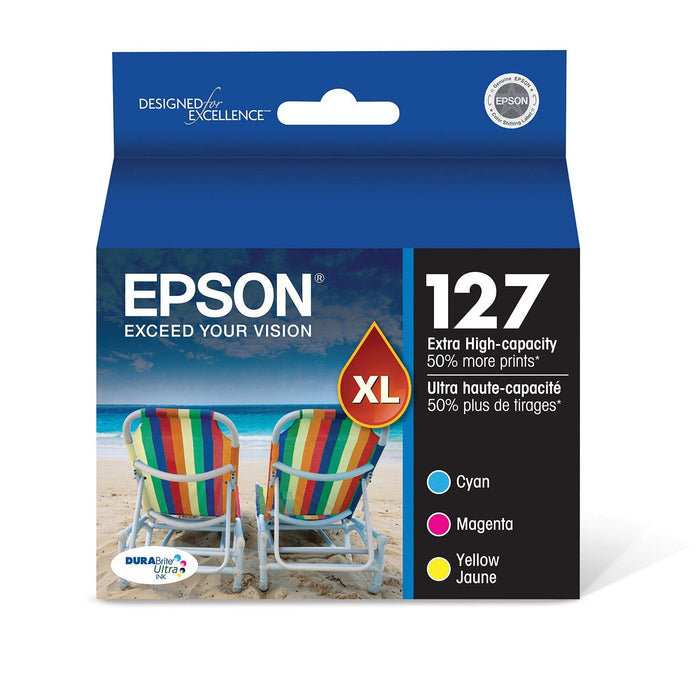 Epson T127520 Cyan / Magenta / Yellow High Yield Ink Cartridge