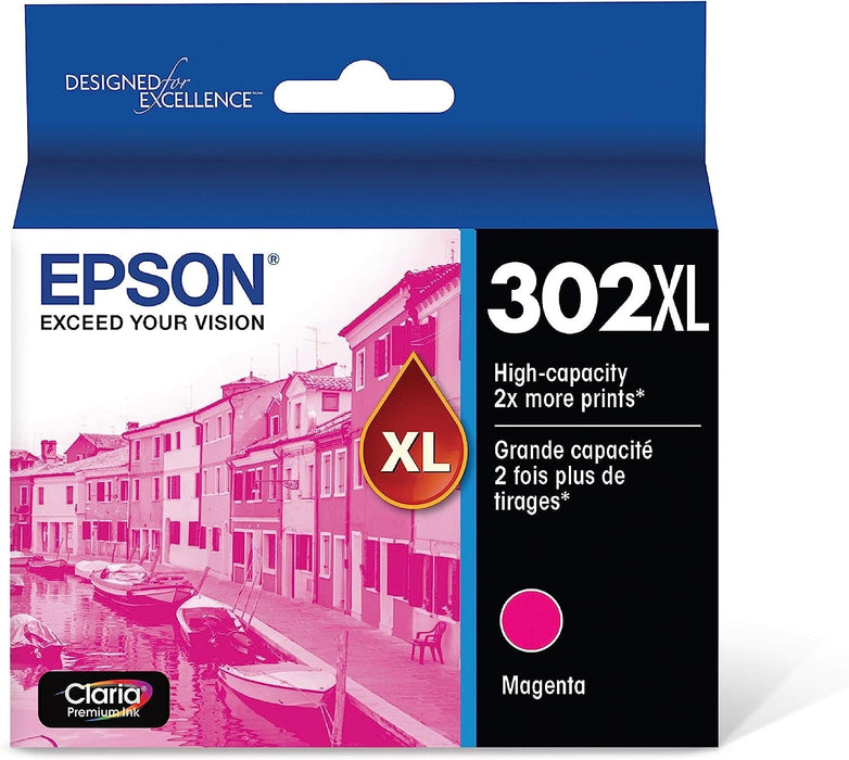 Epson T302XL320-S Magenta High Yield Ink Cartridge