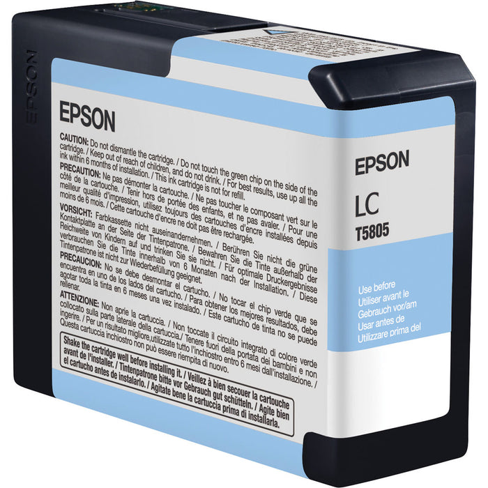 Epson T580500 Light Cyan Ink Cartridge