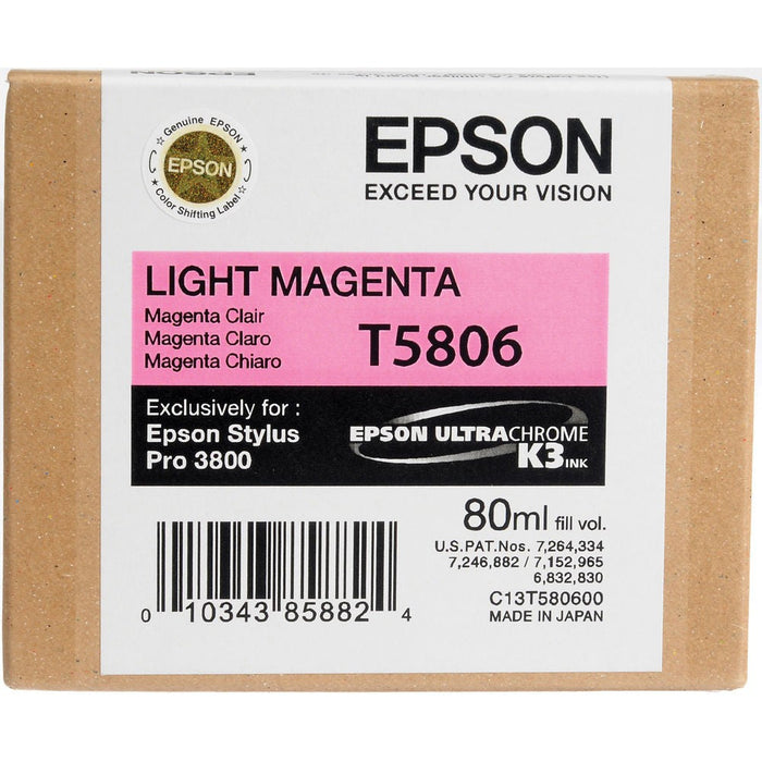 Epson T580600 Light Magenta Ink Cartridge