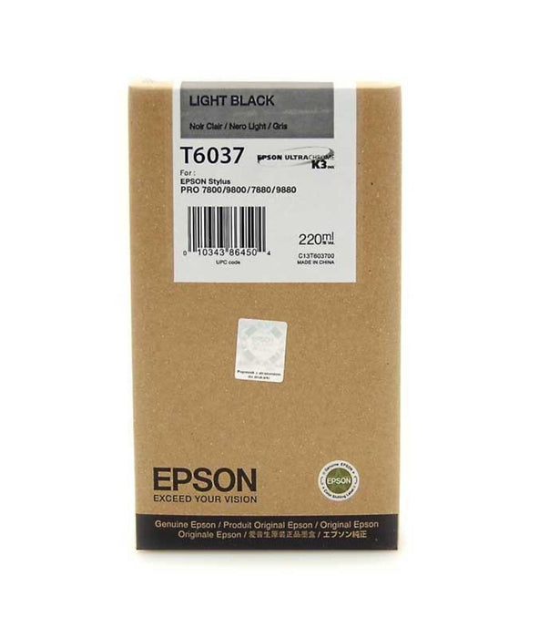 Epson T6037 Light Black Ink Cartridge