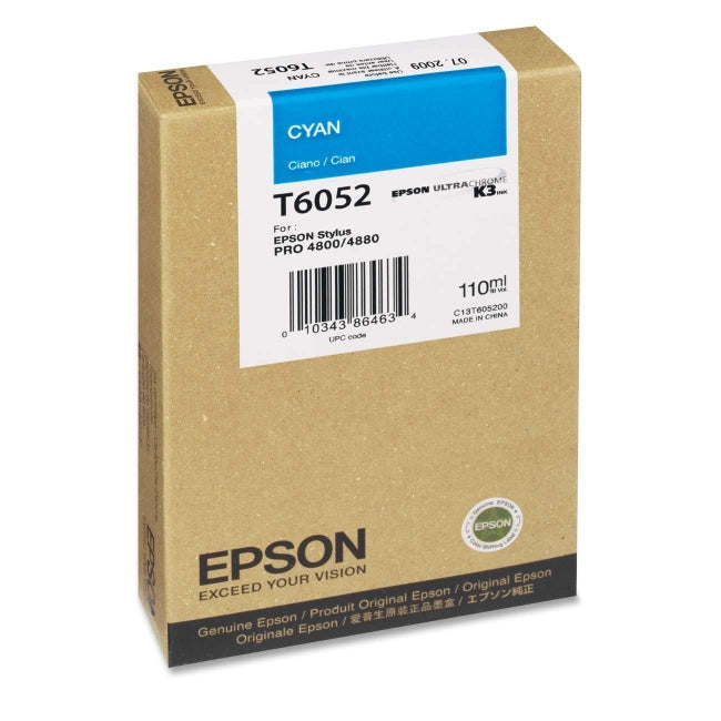 Epson T605200 Cyan Ink Cartridge