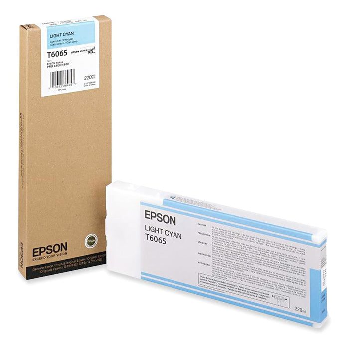 Epson T606500 Light Cyan Ink Cartridge