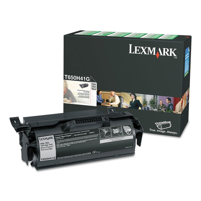 Lexmark T650H41G Black High Yield Toner Cartridge