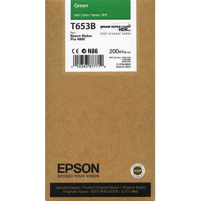 Epson T653B Green Ink Cartridge