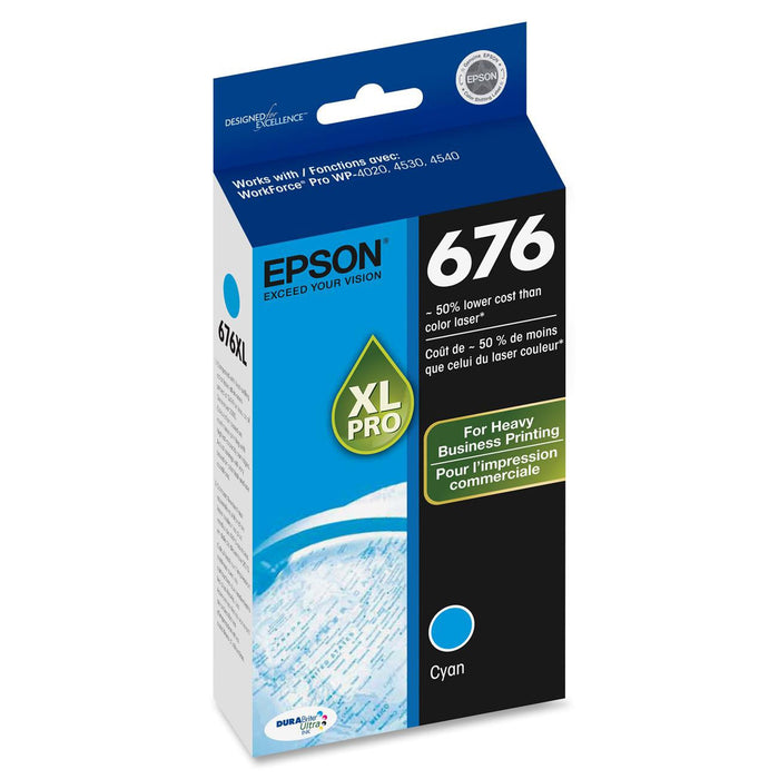 Epson T676Xl220 Cyan Ink Cartridge
