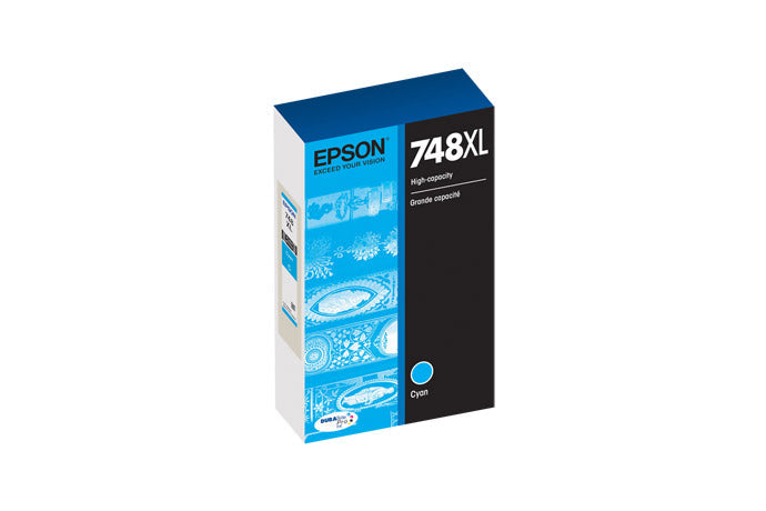 Epson T748XL220 Cyan High Yield Ink Cartridge
