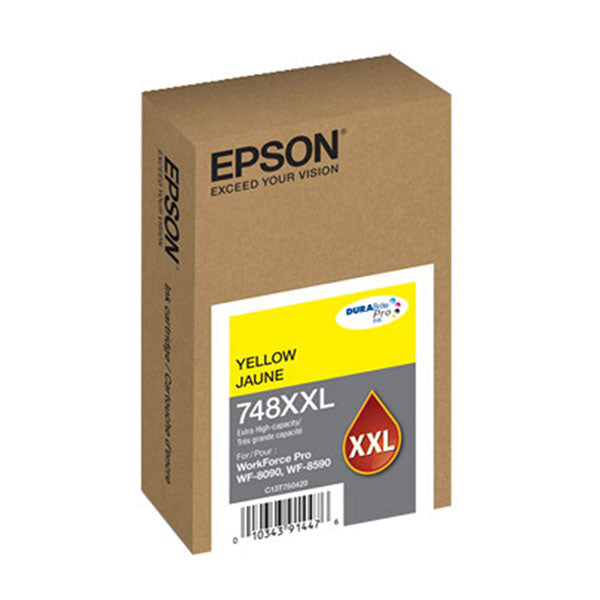 Epson T748XXL420 Yellow Extra High Yield Ink Cartridge