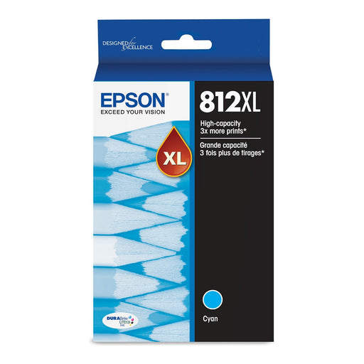 Epson T812XL220-S High Yield Cyan Original OEM ink cartridge