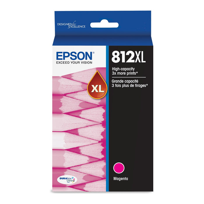 Epson T812XL320-S High Yield Magenta Original OEM ink cartridge