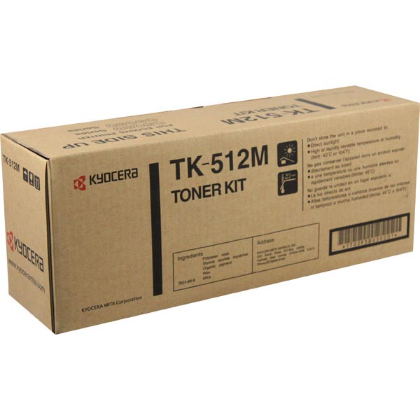 Kyocera TK-512M Magenta Toner Cartridge
